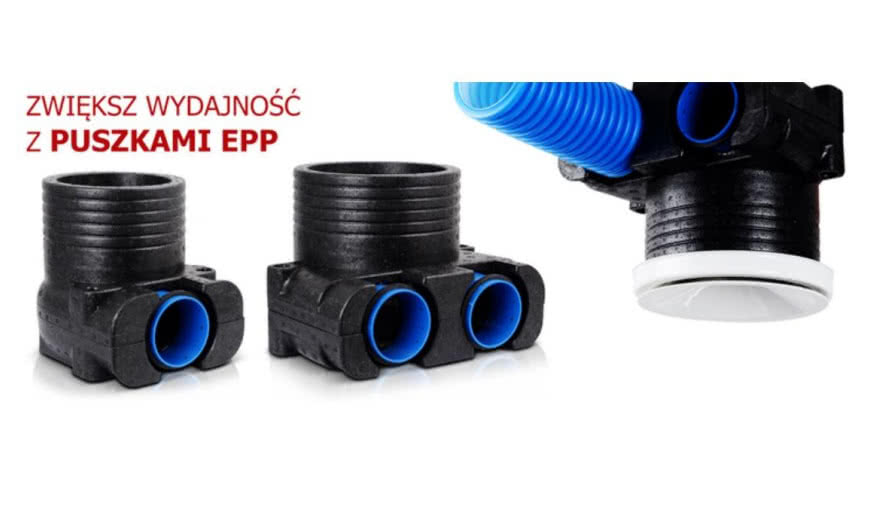 Skrzynki rozprężne FLX-PLO-EPP-F do domowego systemu rekuperacji